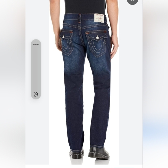 True Religion Bootcut Blue Jeans with Vintage Distressing Section #803 MADE  USA - Picture 1 of 13